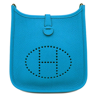 エルメス HERMES エヴリンTPM ブルーフリーダ トリヨンクレマンス ショルダーバッグ シルバー金具