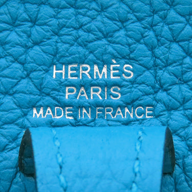 エルメス HERMES エヴリンTPM ブルーフリーダ トリヨンクレマンス ショルダーバッグ シルバー金具