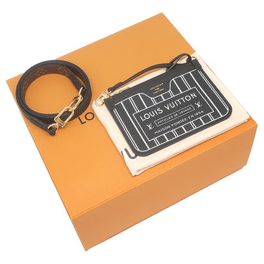 ルイヴィトン LOUIS VUITTON ネヴァーフル インサイドアウト BB M12099 ブラック×モノグラム モノグラムキャンバス グレインレザー 2WAYバッグ ゴールド金具 リバーシブル