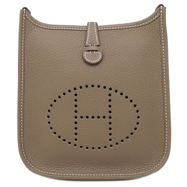 エルメス HERMES エヴリン TPM 16 アマゾン エトゥープ トリヨンクレマンス ショルダーバッグ シルバー金具 グレージュ 2024年製