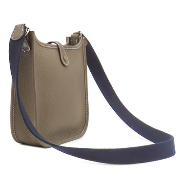 エルメス HERMES エヴリン TPM 16 アマゾン エトゥープ トリヨンクレマンス ショルダーバッグ シルバー金具 グレージュ 2024年製