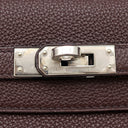 エルメス HERMES ケリー25 内縫い ルージュセリエ トリヨンクレマンス 2WAYバッグ シルバー金具 ショルダー