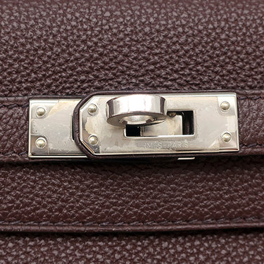 エルメス HERMES ケリー25 内縫い ルージュセリエ トリヨンクレマンス 2WAYバッグ シルバー金具 ショルダー