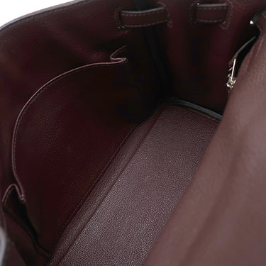 エルメス HERMES ケリー25 内縫い ルージュセリエ トリヨンクレマンス 2WAYバッグ シルバー金具 ショルダー