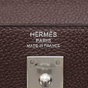 エルメス HERMES ケリー25 内縫い ルージュセリエ トリヨンクレマンス 2WAYバッグ シルバー金具 ショルダー