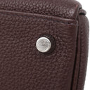 エルメス HERMES ケリー25 内縫い ルージュセリエ トリヨンクレマンス 2WAYバッグ シルバー金具 ショルダー