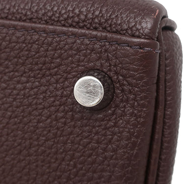 エルメス HERMES ケリー25 内縫い ルージュセリエ トリヨンクレマンス 2WAYバッグ シルバー金具 ショルダー