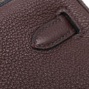 エルメス HERMES ケリー25 内縫い ルージュセリエ トリヨンクレマンス 2WAYバッグ シルバー金具 ショルダー