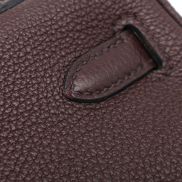 エルメス HERMES ケリー25 内縫い ルージュセリエ トリヨンクレマンス 2WAYバッグ シルバー金具 ショルダー