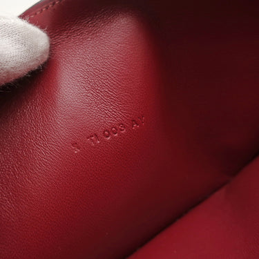 エルメス HERMES ドゴン ロング レクトヴェルソ ルージュグレナ トゴ 長財布 シルバー金具 赤 二つ折り財布