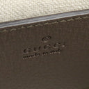 グッチ GUCCI ミニトート 699406 ベージュXブラウン レザー ジャンボGGキャンバス 2WAYバッグ ゴールド金具 茶 シェリーラインストラップ