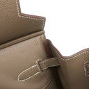 エルメス HERMES バーキン40 エトゥープ トゴ ハンドバッグ シルバー金具 グレージュ 2023年製