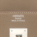 エルメス HERMES バーキン40 エトゥープ トゴ ハンドバッグ シルバー金具 グレージュ 2023年製
