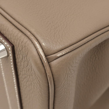 エルメス HERMES バーキン40 エトゥープ トゴ ハンドバッグ シルバー金具 グレージュ 2023年製