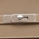 エルメス HERMES バーキン40 エトゥープ トゴ ハンドバッグ シルバー金具 グレージュ 2023年製