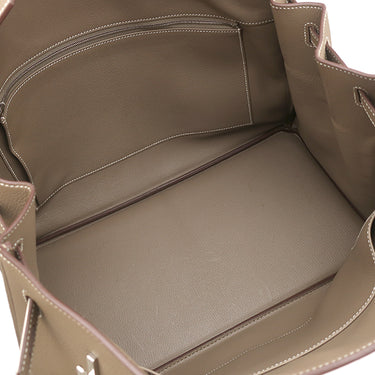 エルメス HERMES バーキン40 エトゥープ トゴ ハンドバッグ シルバー金具 グレージュ 2023年製