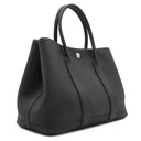 エルメス HERMES ガーデンパーティーTPM ブラック ネゴンダ トートバッグ シルバー金具 黒