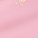 シャネル CHANEL ミニマトラッセ フォンケース ブラック×ピンク ラムスキン ショルダーバッグ ゴールド金具 黒 ココマーク