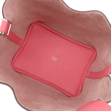 エルメス HERMES ピコタンロックPM ローズアザレ トリヨンクレマンス ハンドバッグ シルバー金具