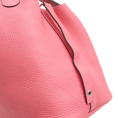 エルメス HERMES ピコタンロックPM ローズアザレ トリヨンクレマンス ハンドバッグ シルバー金具