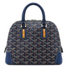 ゴヤール GOYARD ヴァンドーム ミニ VENDO3MINTY12CL12P ネイビーブルー キャンバス ゴヤールディンキャンバス セルヴォンカーフスキン ハンドバッグ シルバー金具 紺 青 ショルダーストラップ欠品