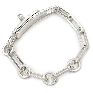エルメス HERMES ケリー シェーヌ シンプルトゥール H123429B シルバー シルバー925 ＃15 ブレスレット AG925 チェーン ケリークラスプ