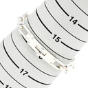 エルメス HERMES ケリー シェーヌ シンプルトゥール H123429B シルバー シルバー925 ＃15 ブレスレット AG925 チェーン ケリークラスプ