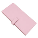 エルメス HERMES ベアンスフレ モーヴシルベストル ヴォーエプソン 長財布 シルバー金具 二つ折り財布