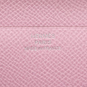 エルメス HERMES ベアンスフレ モーヴシルベストル ヴォーエプソン 長財布 シルバー金具 二つ折り財布