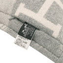 エルメス HERMES アヴァロン3 クッション PM エクリュXグリクレール ウール カシミヤ ファッション雑貨 ライトグレー カバー取り外し可