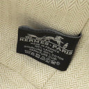 エルメス HERMES ブリッド ア ブラック GM ロカバール オークル ウール バージンウール ポーチ シルバー金具 ハンドバッグ バニティ