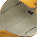 エルメス HERMES ブリッド ア ブラック GM ロカバール オークル ウール バージンウール ポーチ シルバー金具 ハンドバッグ バニティ
