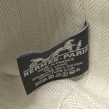 エルメス HERMES ブリッド ア ブラック PM ロカバール グリスフランネル ウール バージンウール ポーチ シルバー金具 ハンドバッグ バニティ