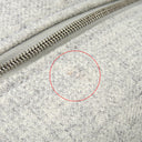 エルメス HERMES ブリッド ア ブラック PM ロカバール グリスフランネル ウール バージンウール ポーチ シルバー金具 ハンドバッグ バニティ