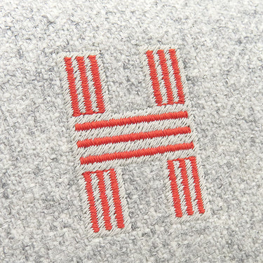 エルメス HERMES ブリッド ア ブラック PM ロカバール グリスフランネル ウール バージンウール ポーチ シルバー金具 ハンドバッグ バニティ