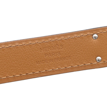 エルメス HERMES ケリー 18 ホワイト ヴォーエプソン GP ベルト シルバー金具 白 ターンロック金具 スライド調節