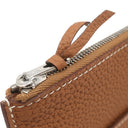 エルメス HERMES ドゴンデュオ ドゴンGM ゴールド トゴ 長財布 シルバー金具 茶 二つ折り財布