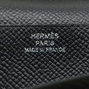 エルメス HERMES ベアンスフレ ブラック ヴォーエプソン 長財布 シルバー金具 二つ折り財布