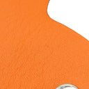 エルメス HERMES クリッカーズ エレファント ローズティリアン×オレンジ シェーブル オブジェ シルバー金具 CLICKAZOO 象 置物