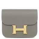 エルメス HERMES コンスタンス スリム ウォレット グリメイヤー エバーカラー 二つ折り財布 ゴールド金具