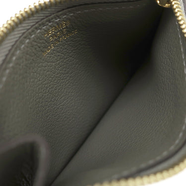 エルメス HERMES コンスタンス スリム ウォレット グリメイヤー エバーカラー 二つ折り財布 ゴールド金具