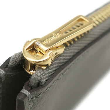 エルメス HERMES コンスタンス スリム ウォレット グリメイヤー エバーカラー 二つ折り財布 ゴールド金具