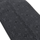ルイヴィトン LOUIS VUITTON マフラーマイ モノグラム エクリプス M73468 ブラック ウール マフラー 黒×グレー モノグラム