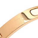 エルメス HERMES ミニ クリック ケリー クレーム GP エナメル ブレスレット ローズゴールド金具 ピンクゴールド金具 アイボリー 白 ケリークラスプモチーフ