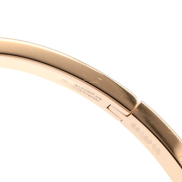 エルメス HERMES ミニ クリック ケリー クレーム GP エナメル ブレスレット ローズゴールド金具 ピンクゴールド金具 アイボリー 白 ケリークラスプモチーフ