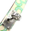 エルメス HERMES ミニ ケリードゥブルトゥール ナタ×ヴェール ヴォースイフト GP T2 ブレスレット シルバー金具 2重 ラッキーデイジー 2023年製