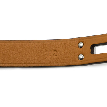 エルメス HERMES ミニ ケリードゥブルトゥール ナタ×ヴェール ヴォースイフト GP T2 ブレスレット シルバー金具 2重 ラッキーデイジー 2023年製