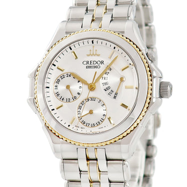 腕時計 クレドール Credor パシフィーク レトログラード デイデイト GCBG996 4S77-0A30 自動巻き メンズ K18YG×SS コンビ GMT