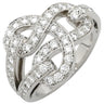 カルティエ Cartier アグラフ ダイヤ ホワイトゴールド K18WG ダイヤモンド ＃52(JP12) リング 指輪 750 18K WG 18金 11.5号