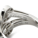 カルティエ Cartier アグラフ ダイヤ ホワイトゴールド K18WG ダイヤモンド ＃52(JP12) リング 指輪 750 18K WG 18金 11.5号